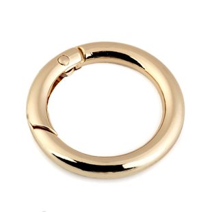 Karabínka - krúžok 25mm zlatá